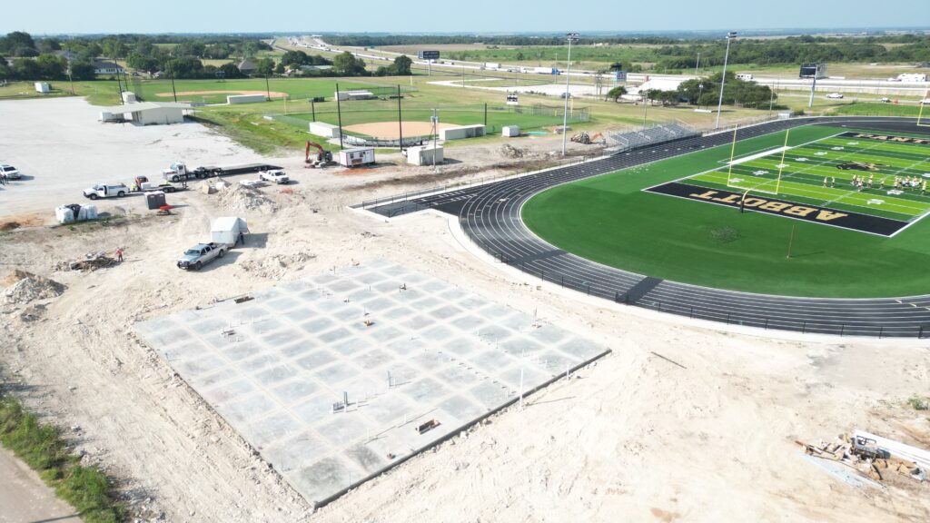 Built Wright Construction Waco - Abbott ISD Field House 1